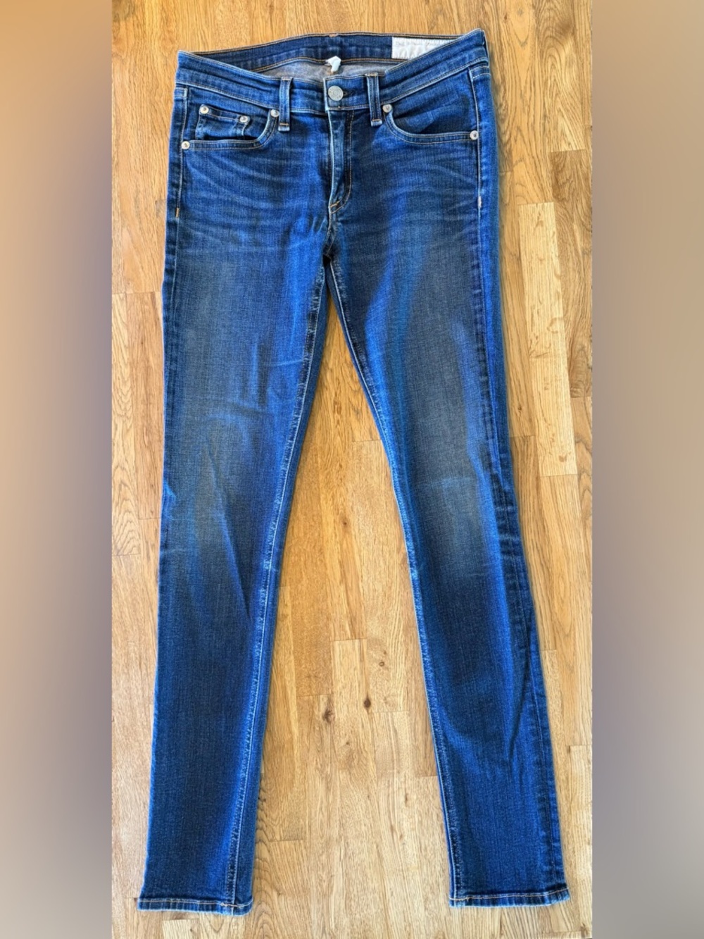rag & bone Dark Blue Skinny Jeans